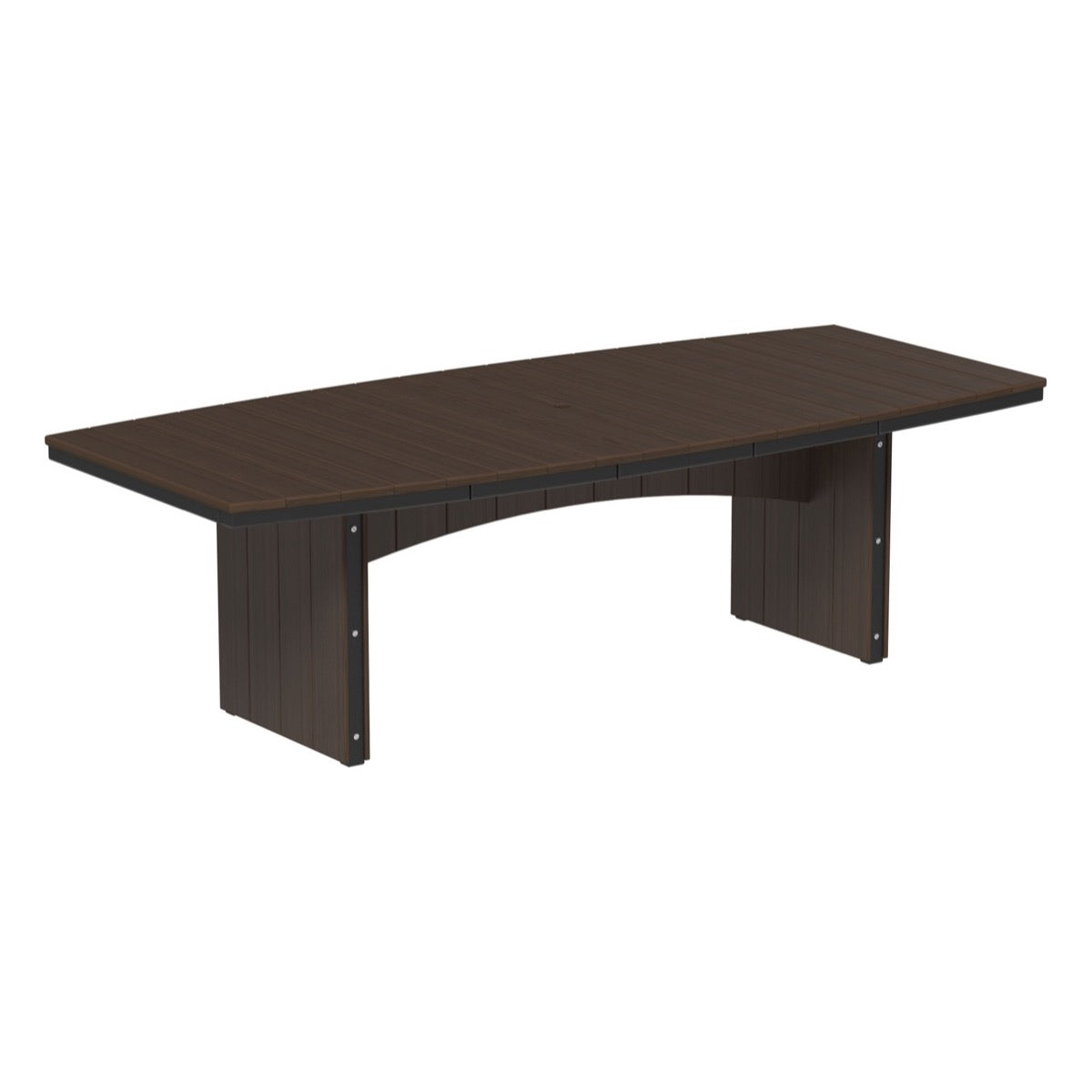 Urban Dining Table (4’ x 10’ Oval) Bar Height by LuxCraft