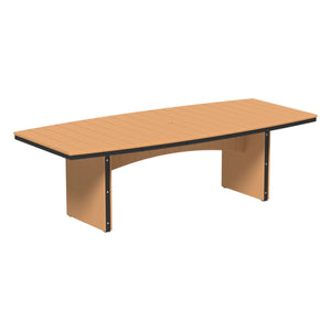 Urban Dining Table (4’ x 10’ Oval) Bar Height by LuxCraft