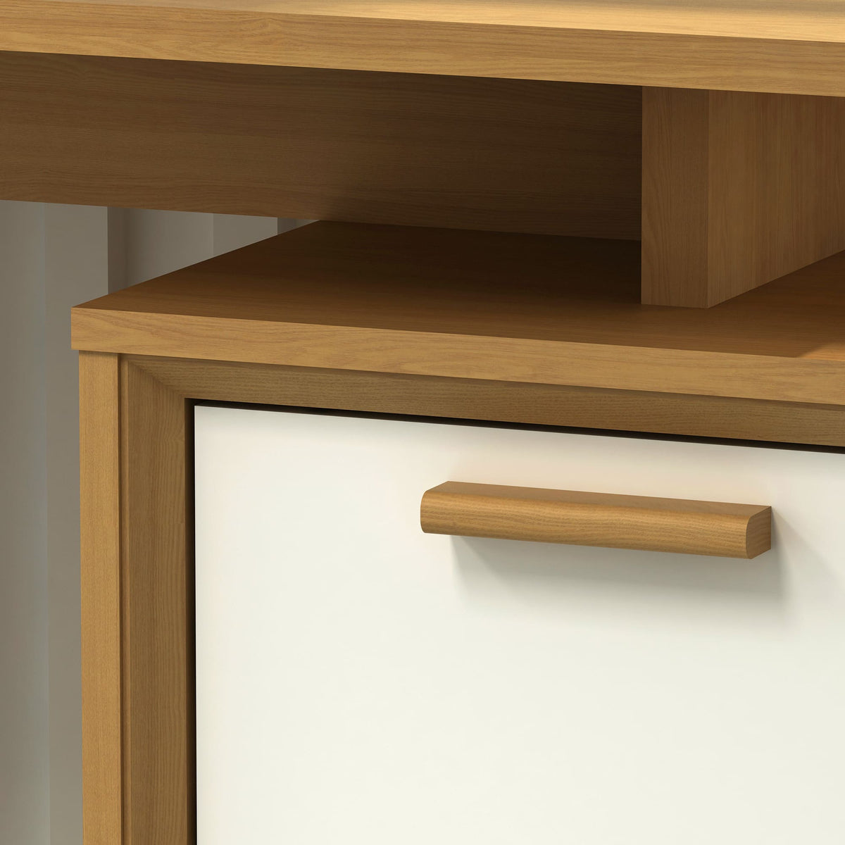 Lexi 55" L-Shaped Corner Desk Anderson Teak