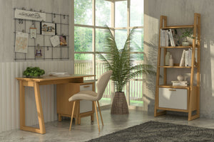 Lexi 55" L-Shaped Corner Desk Anderson Teak