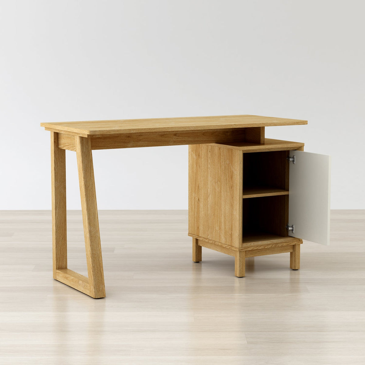Lexi 55" L-Shaped Corner Desk Anderson Teak