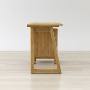Lexi 55" L-Shaped Corner Desk Anderson Teak