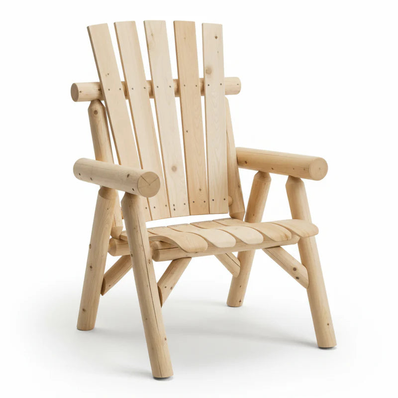 American Cedar Log Lounge Chair Lounge Chair