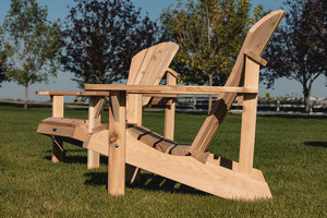 Athena Adirondack Cedar Patio Chair with Wide Arms Rest Adirondack