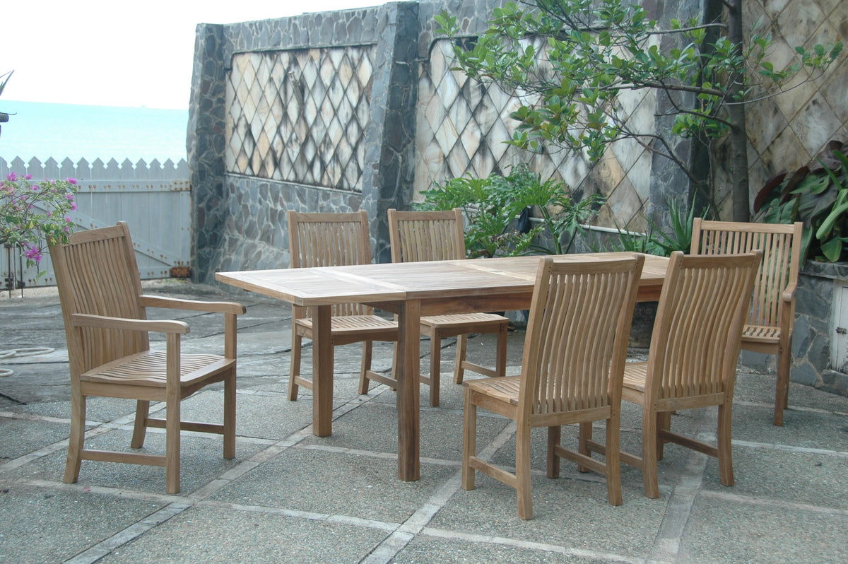 Bahama Chicago 7-Pieces Dining Set Chair B Susan