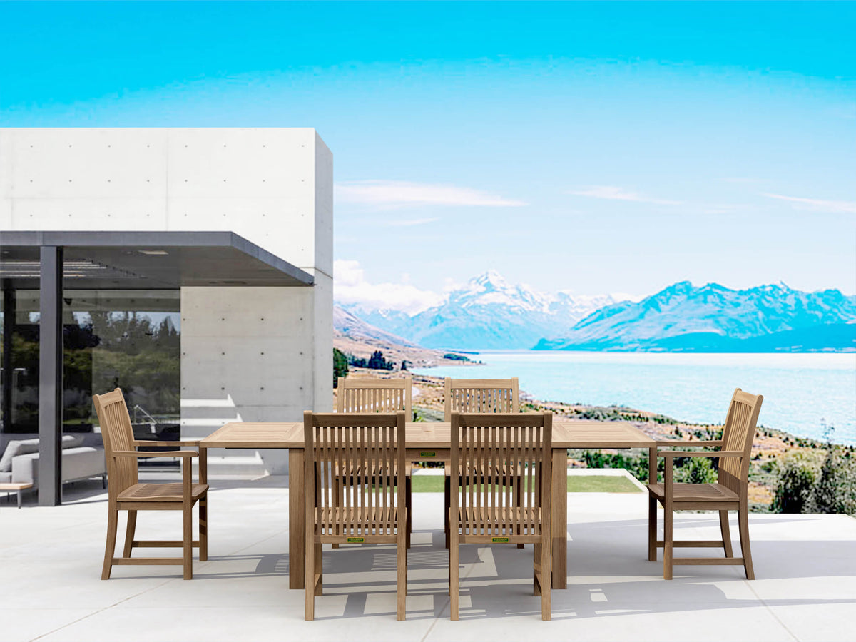 Bahama Chicago 7-Pieces Dining Set Chair B Susan
