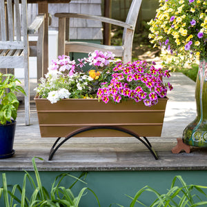 Bloom Box Garden Growing Kit with Odette Stand Flower Box Brackets