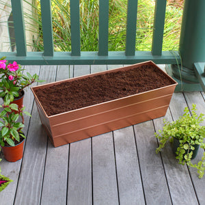 Bloom Box Garden Growing Kit with Odette Stand Flower Box Brackets
