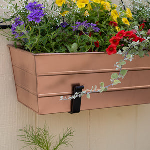 Bloom Box Garden Growing Kit with Wall Brackets Flower Box Brackets