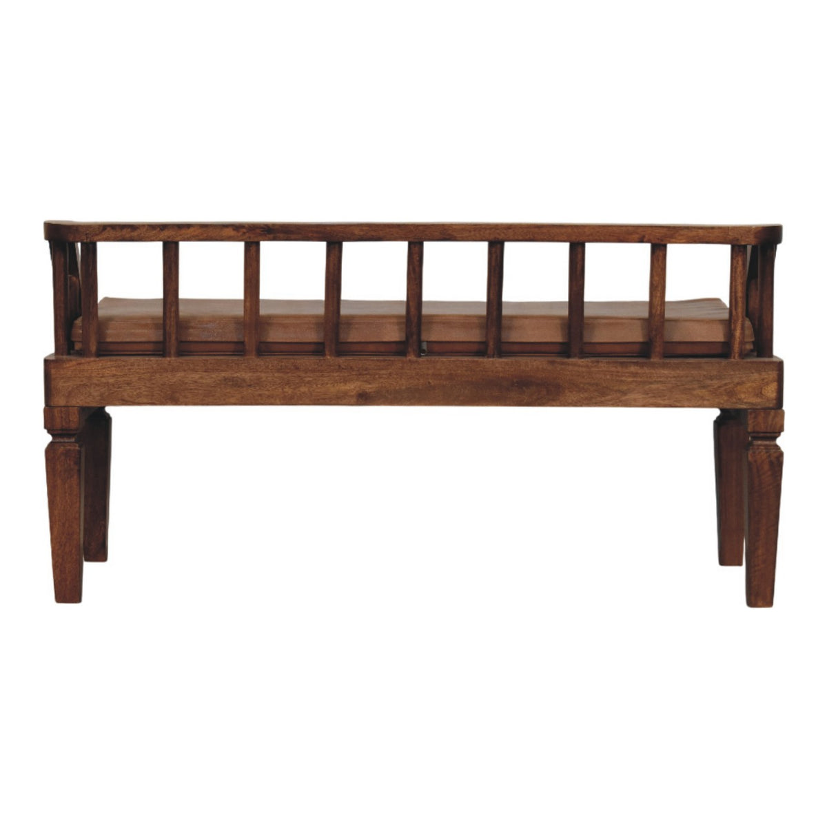 Bordeaux Leather Bench Bench