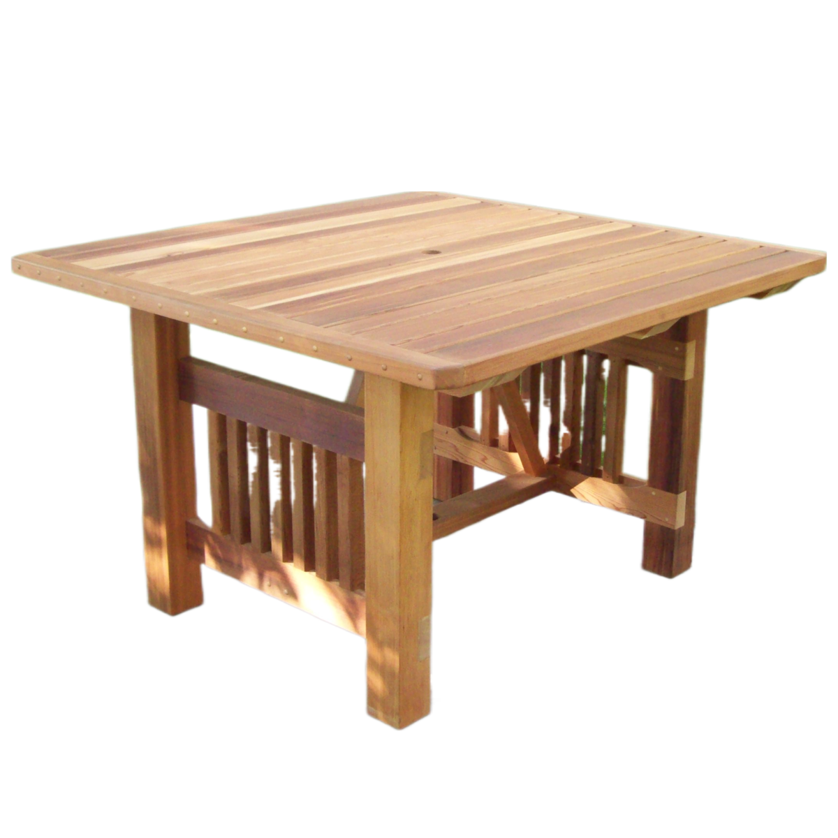 Cabbage Hill 4' Table Hill Table Cedar Stain