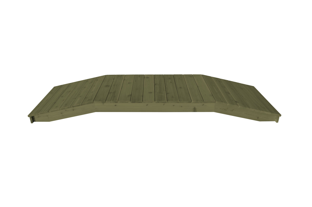 Cedar Standard Plank Bridge (4ft to 12ft) Bridge
