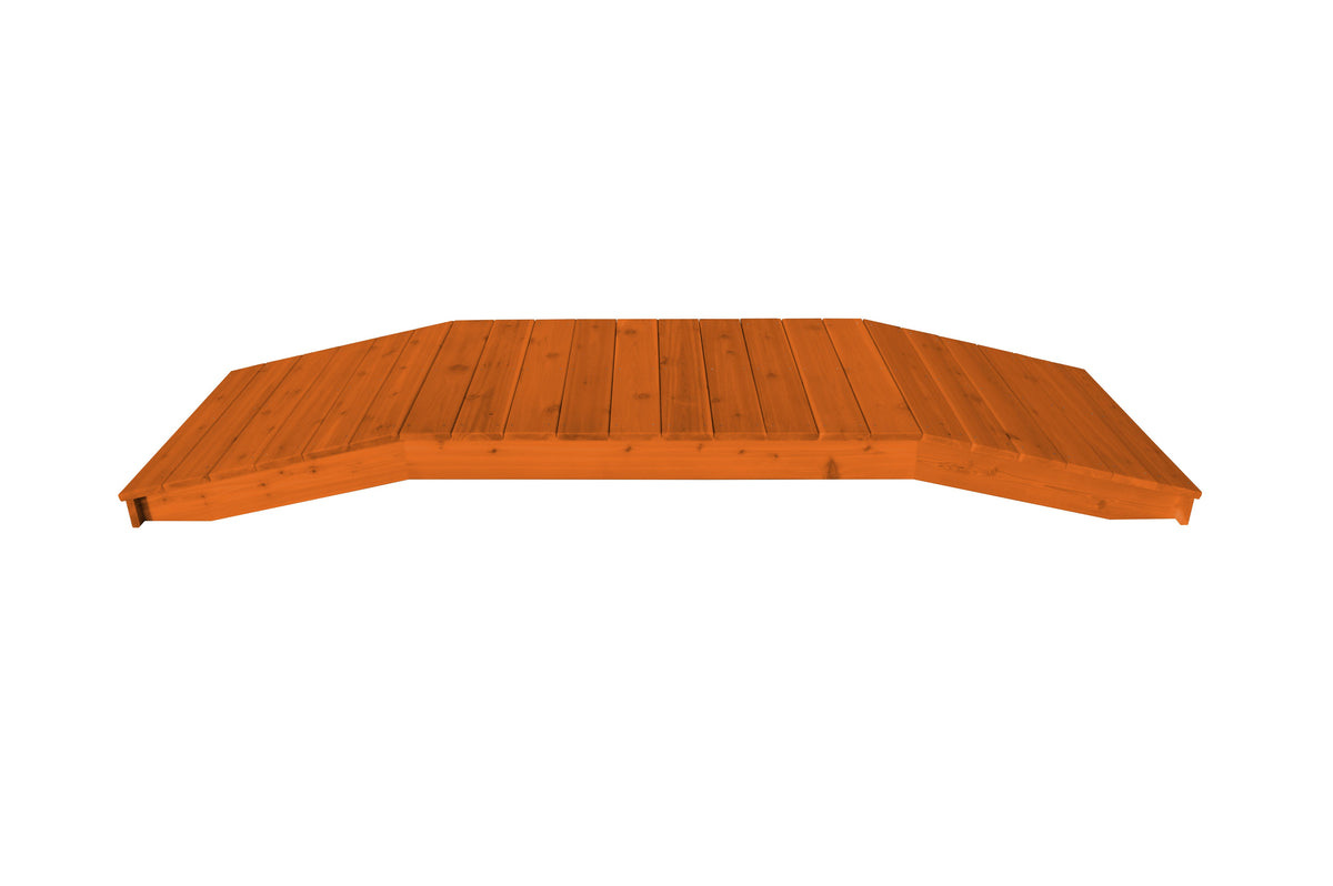 Cedar Standard Plank Bridge (4ft to 12ft) Bridge