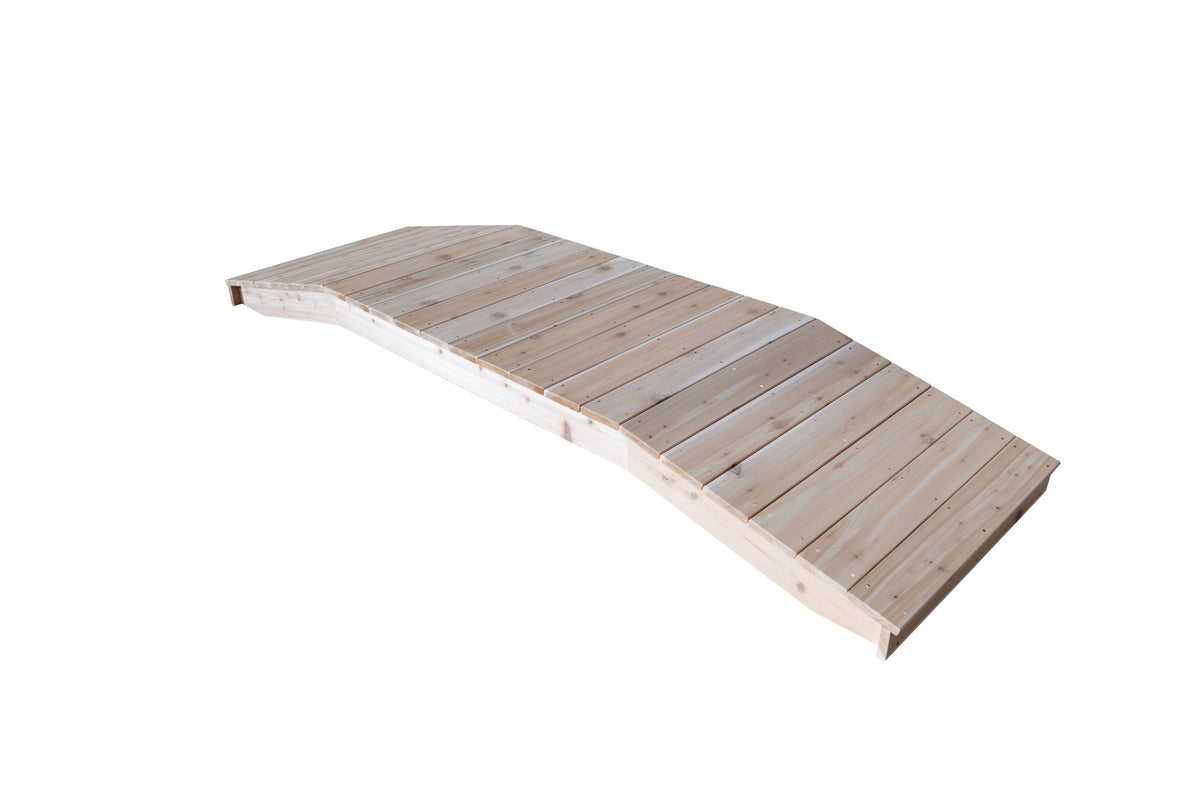 Cedar Standard Plank Bridge (4ft to 12ft) Bridge