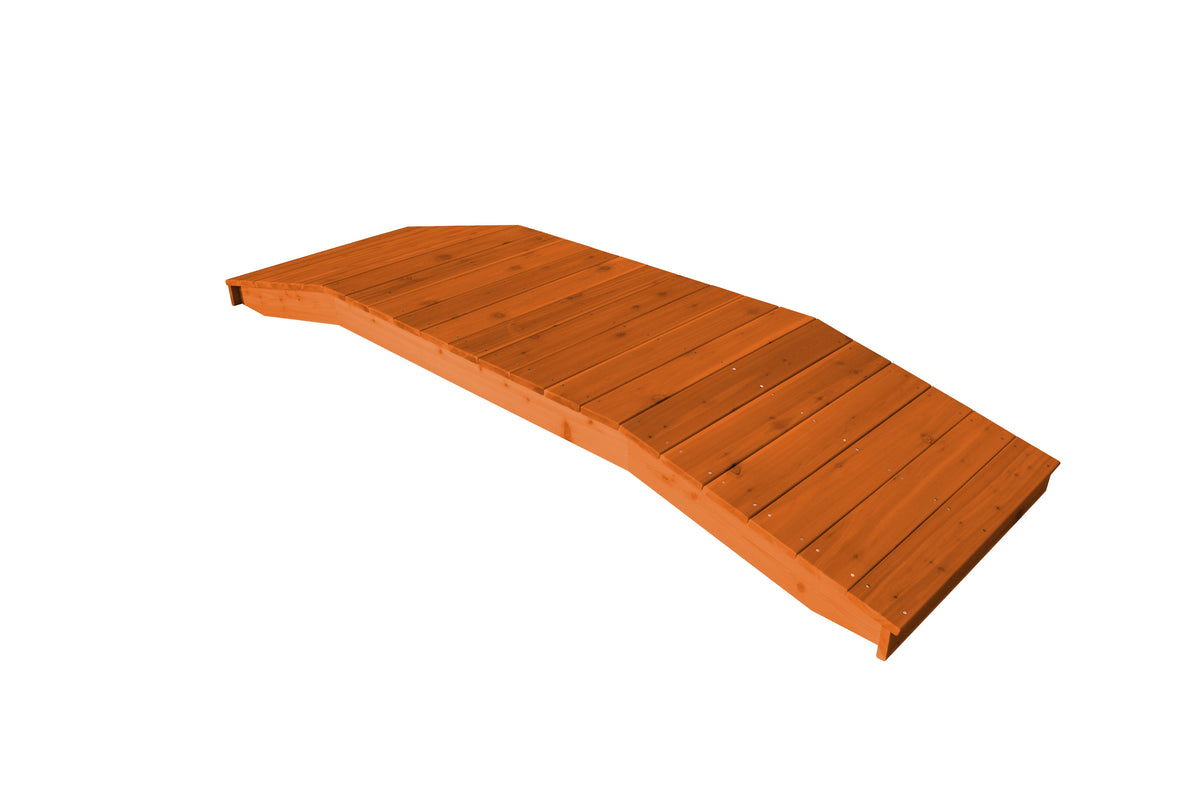 Cedar Standard Plank Bridge (4ft to 12ft) Bridge