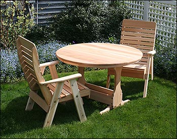 Cedar Twin Ponds Bistro Patio Dining Collection Dining Set
