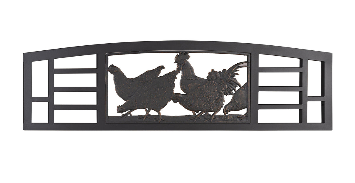 Chickens Steel Bench outdoor furniture