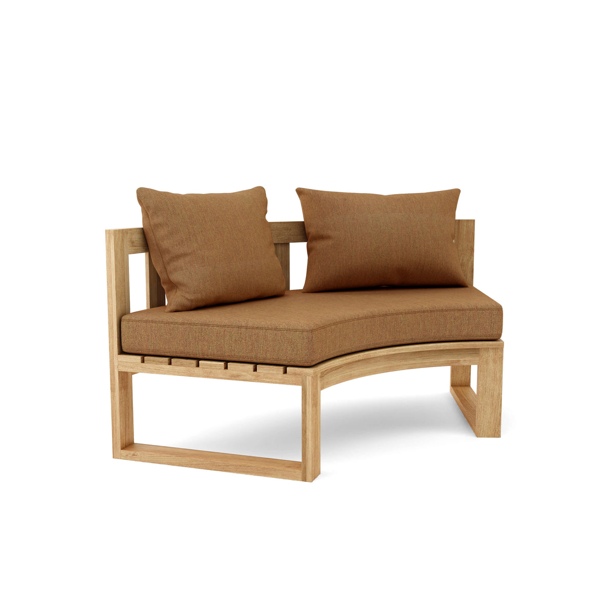 Circular Modular Deep Seating – Premium Teak Comfort Meets Custom Style Susan
