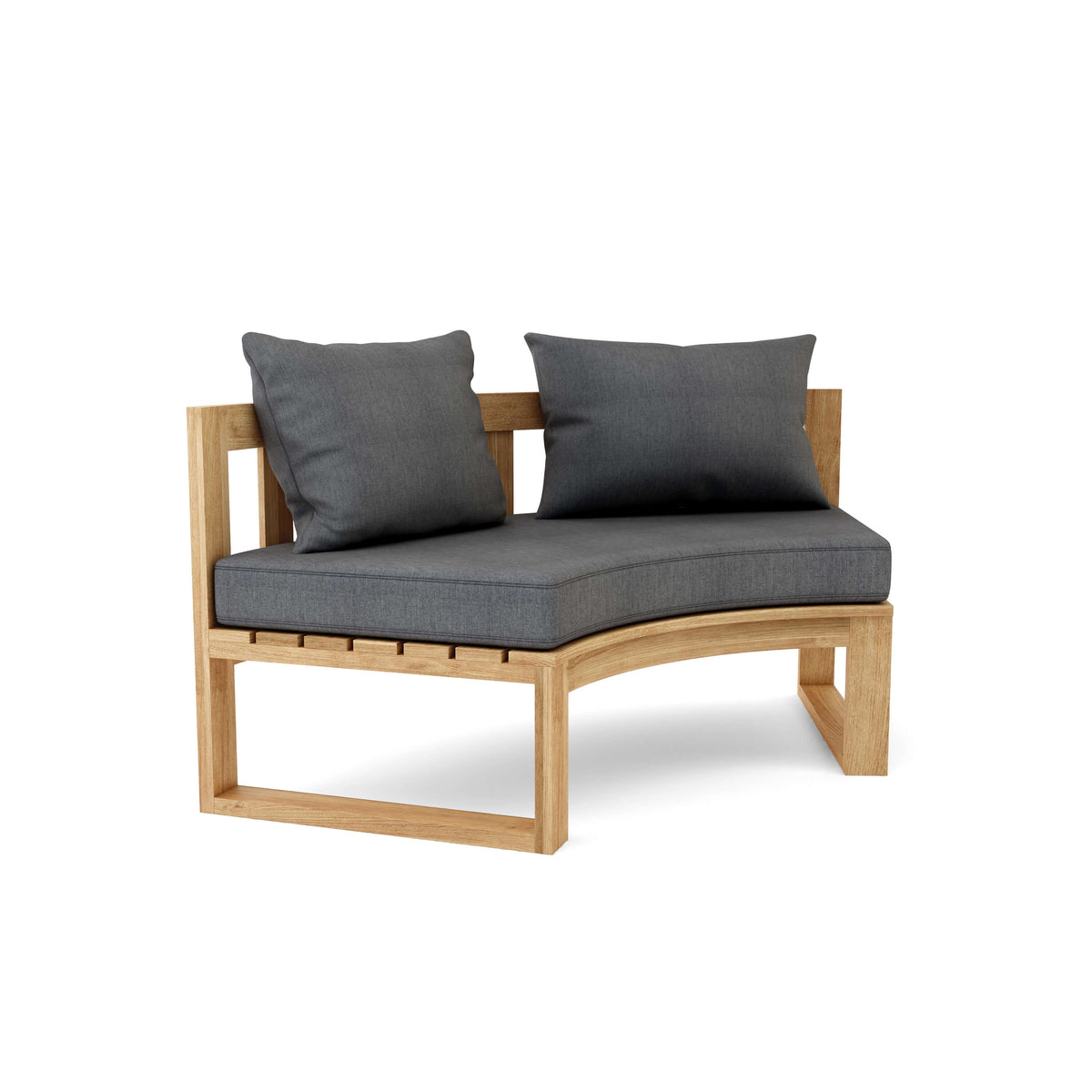 Circular Modular Deep Seating – Premium Teak Comfort Meets Custom Style Susan