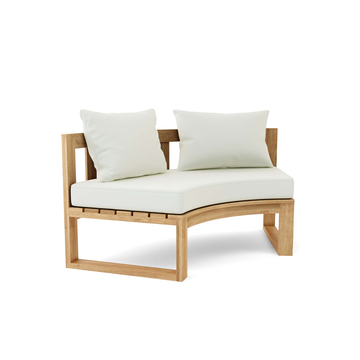 Circular Modular Deep Seating – Premium Teak Comfort Meets Custom Style Susan
