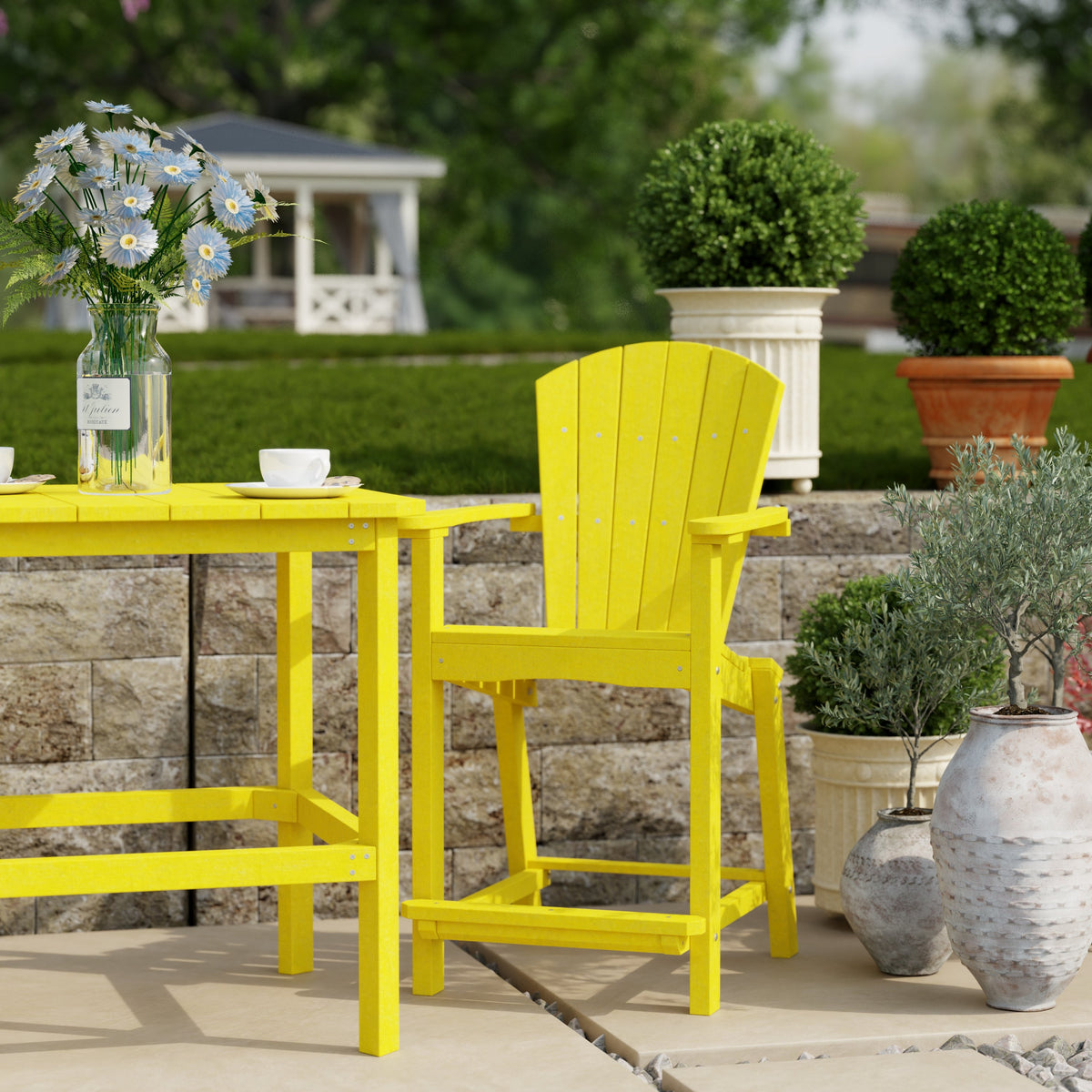 Classic 3-Piece Counter Set Dining Set