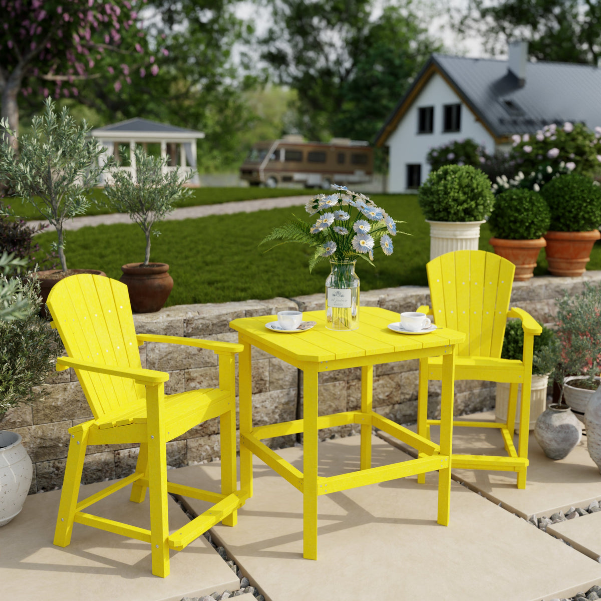 Classic 3-Piece Counter Set Dining Set