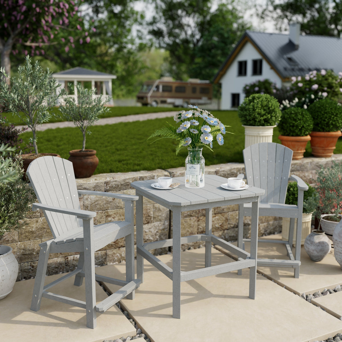 Classic 3-Piece Counter Set Dining Set