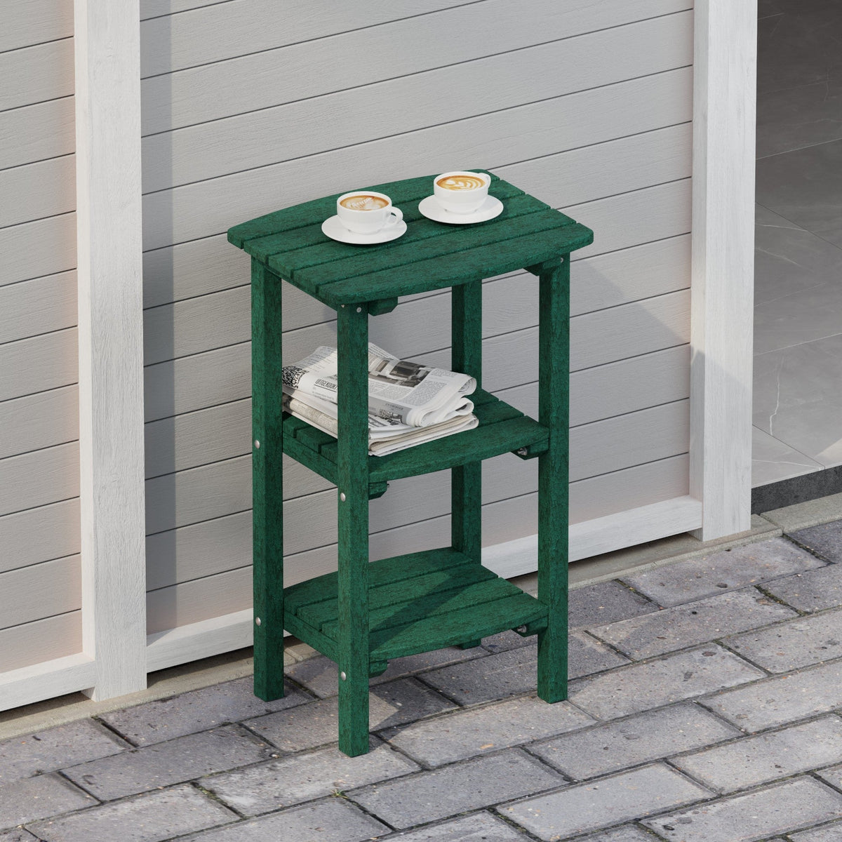 Classic 3 Shelf Side Table Outdoor Table