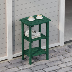 Classic 3 Shelf Side Table Outdoor Table