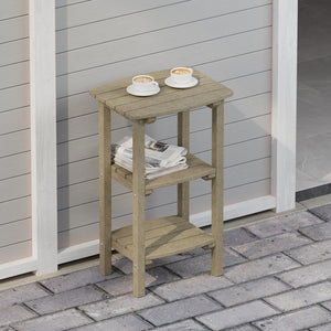 Classic 3 Shelf Side Table Outdoor Table