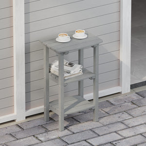 Classic 3 Shelf Side Table Outdoor Table