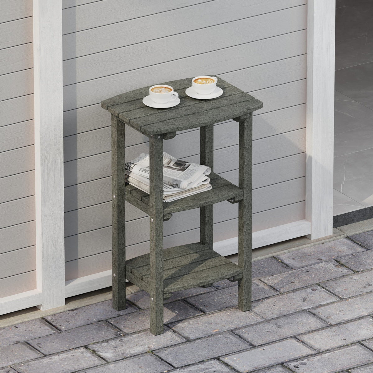 Classic 3 Shelf Side Table Outdoor Table