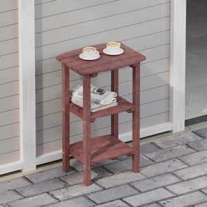 Classic 3 Shelf Side Table Outdoor Table