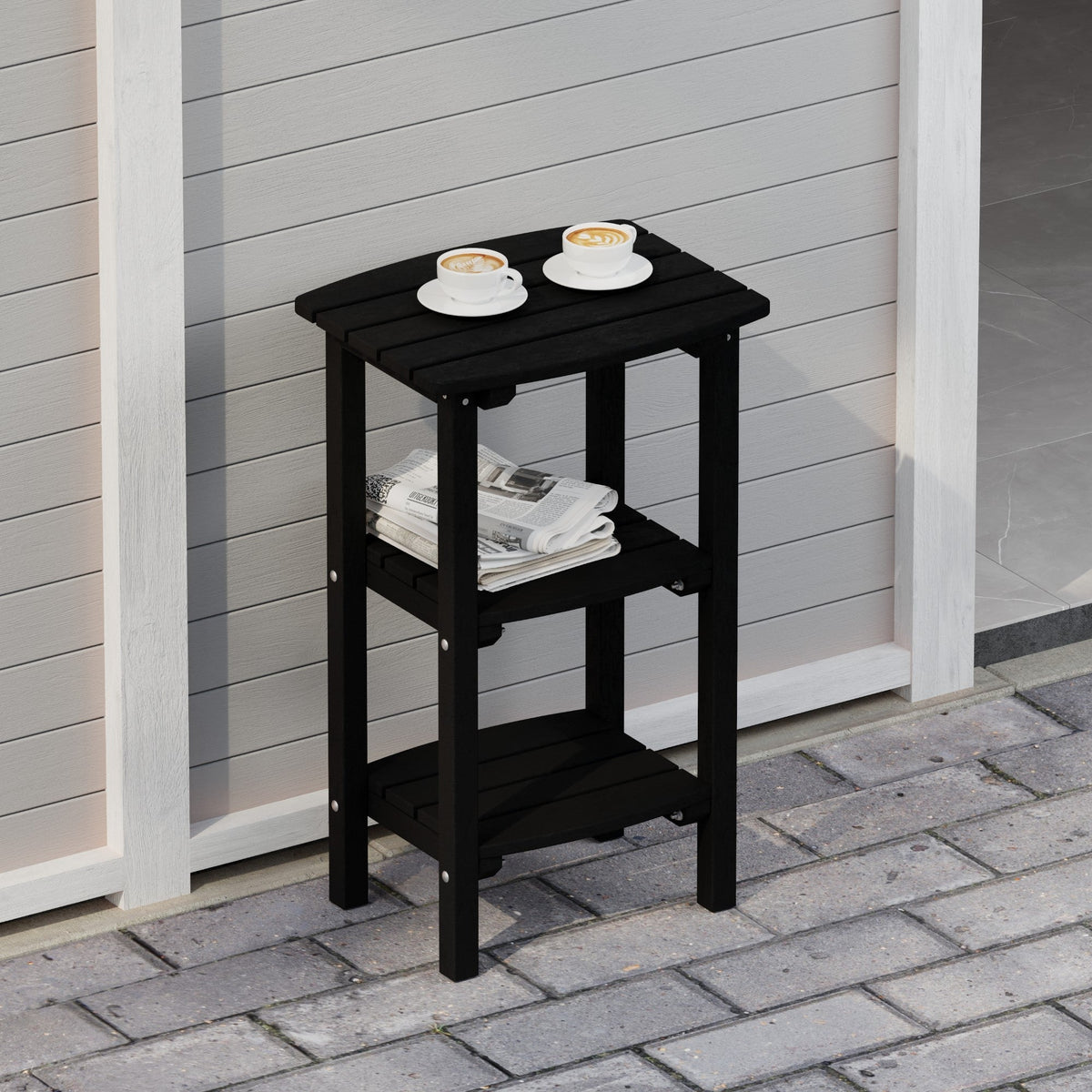 Classic 3 Shelf Side Table Outdoor Table