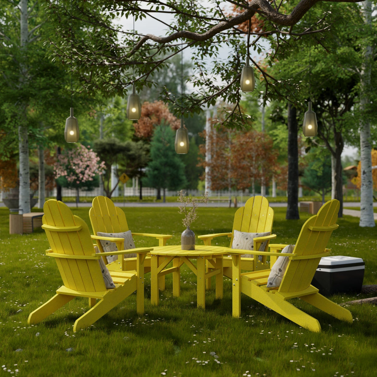 Classic 33" Round Conversation Table Outdoor Table