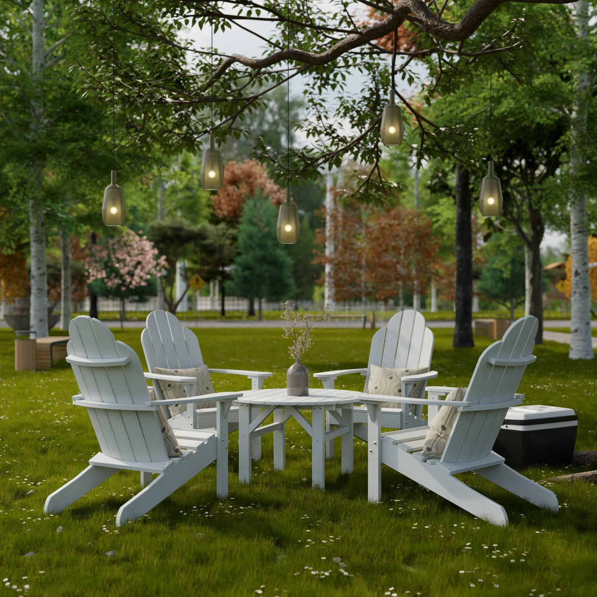 Classic 33" Round Conversation Table Outdoor Table