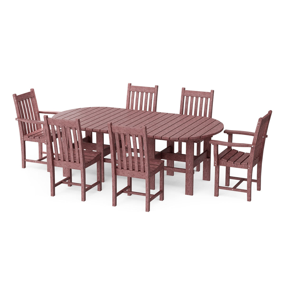 Classic 7-Piece 44"x84" Dining Set Dining Set