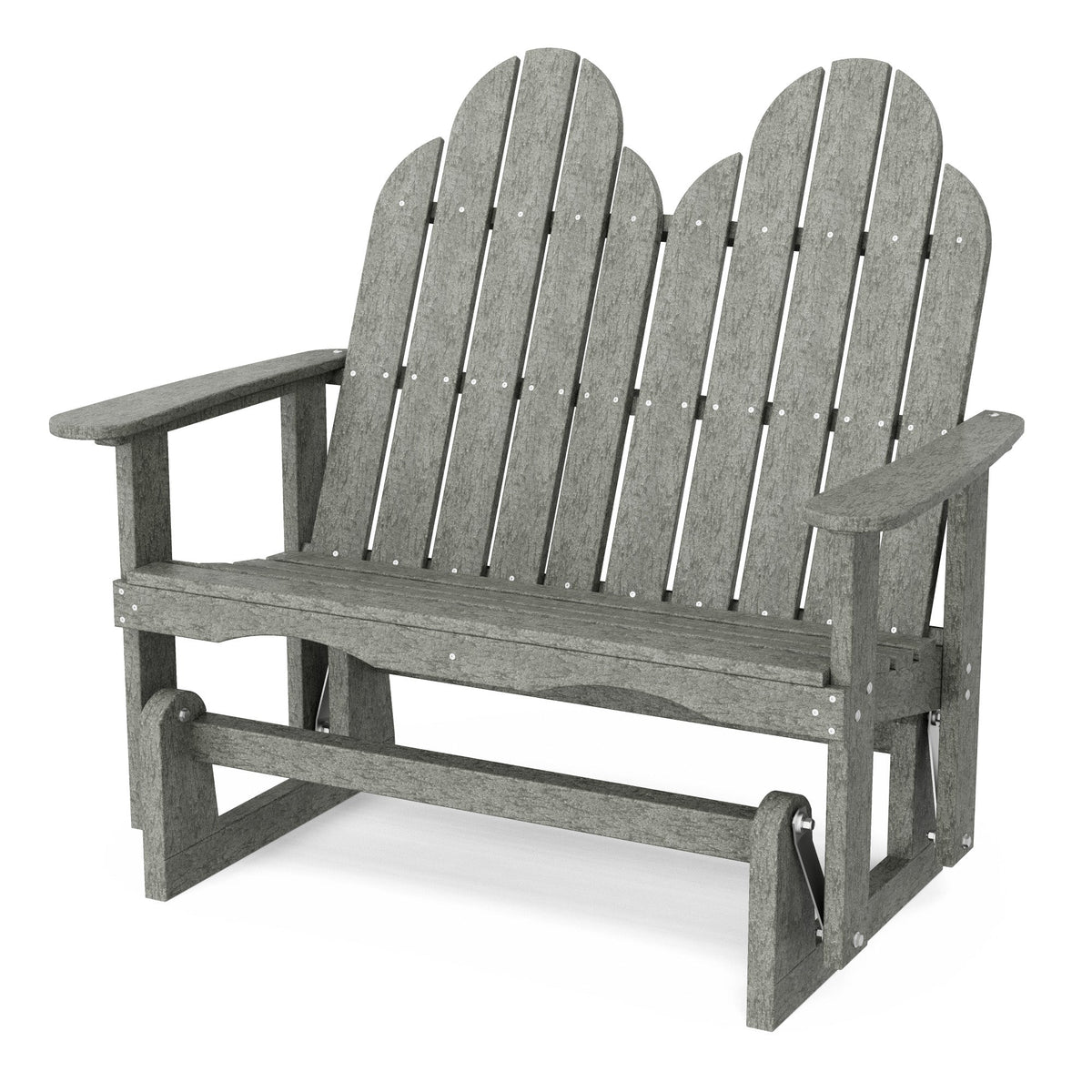 Classic Adirondack Glider Outdoor Glider