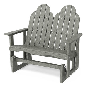 Classic Adirondack Glider Outdoor Glider