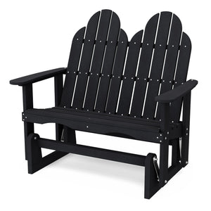Classic Adirondack Glider Outdoor Glider