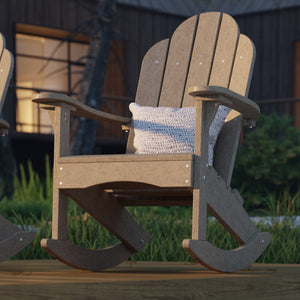 Classic Adirondack Rocker Rocking Chair