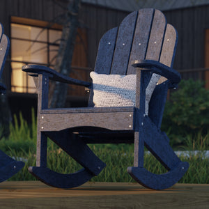 Classic Adirondack Rocker Rocking Chair