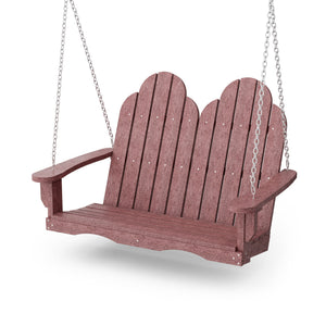 Classic Adirondack Swing Porch Swing