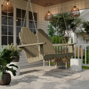 Classic Adirondack Swing Porch Swing