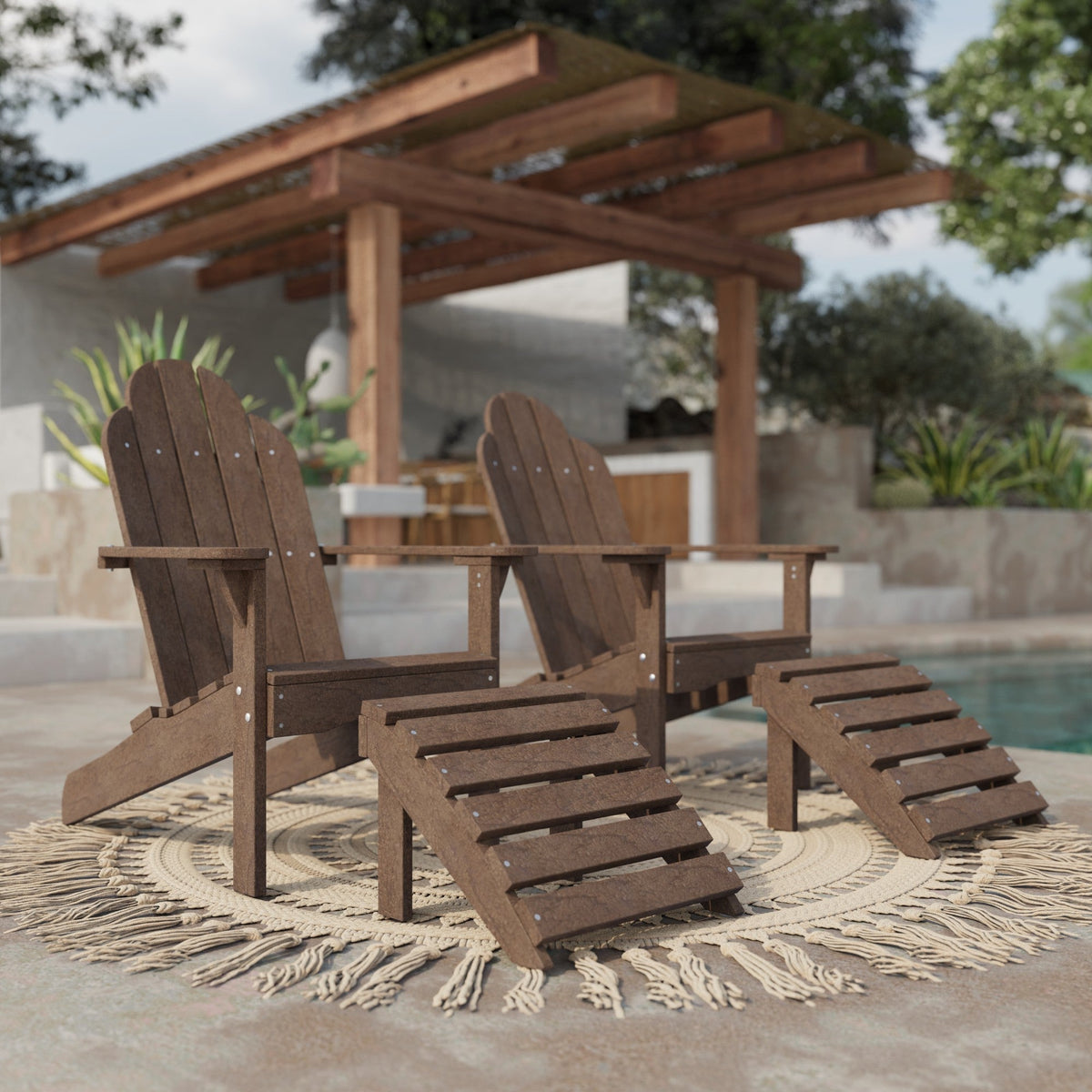 Classic Footrest Foot Stool