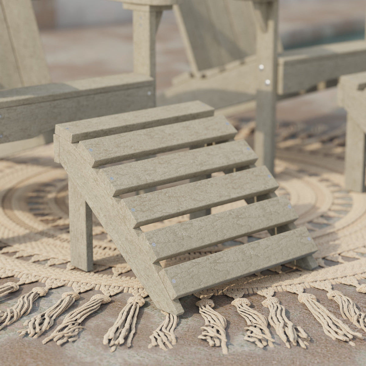 Classic Footrest Foot Stool