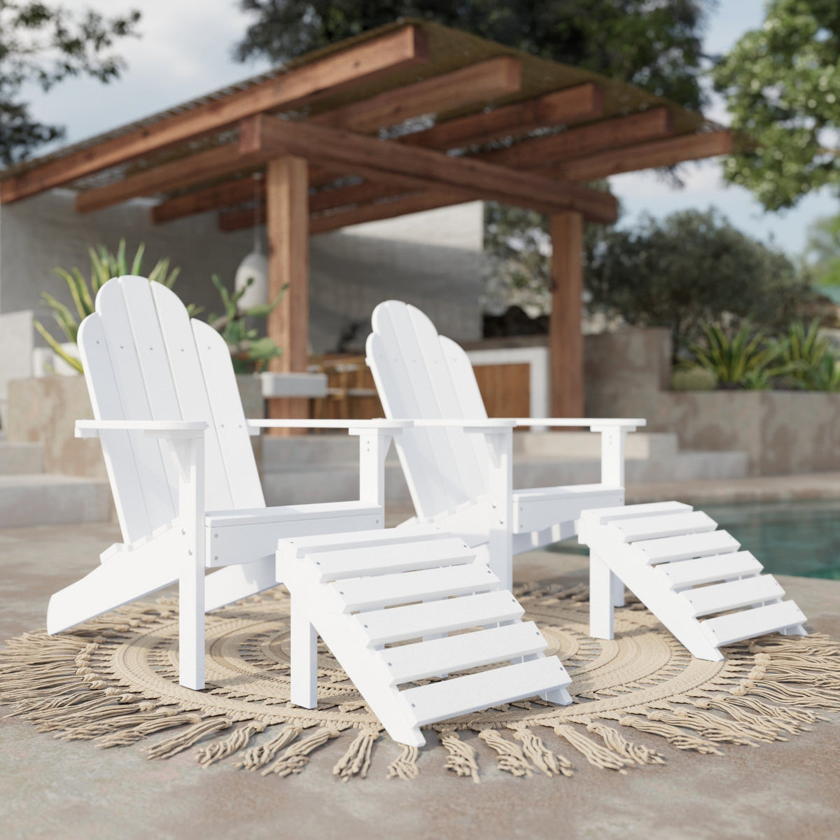 Classic Footrest Foot Stool