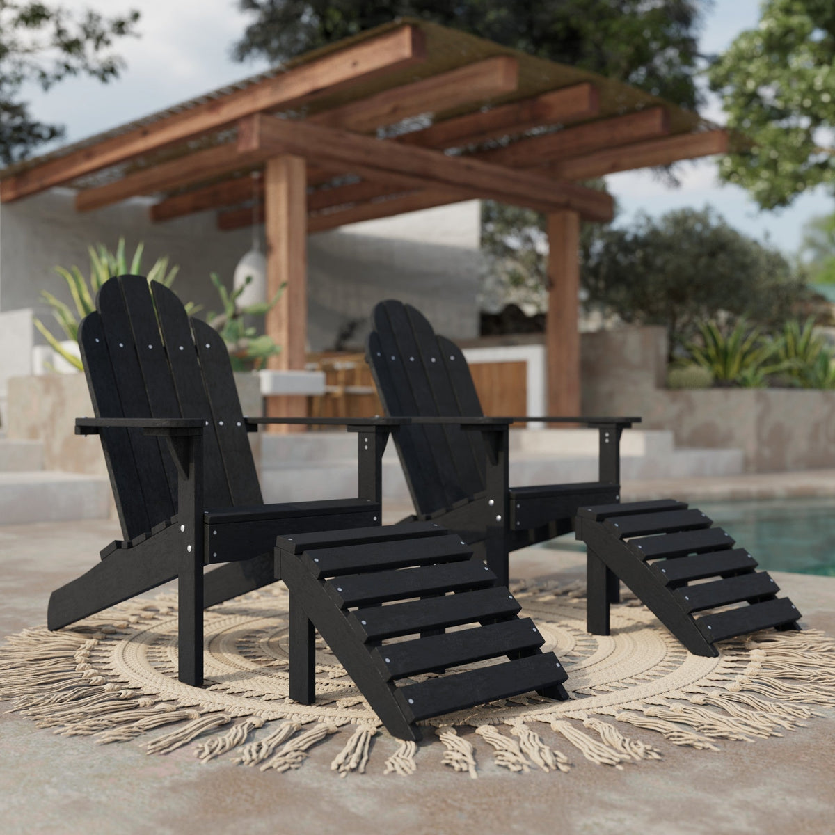 Classic Footrest Foot Stool
