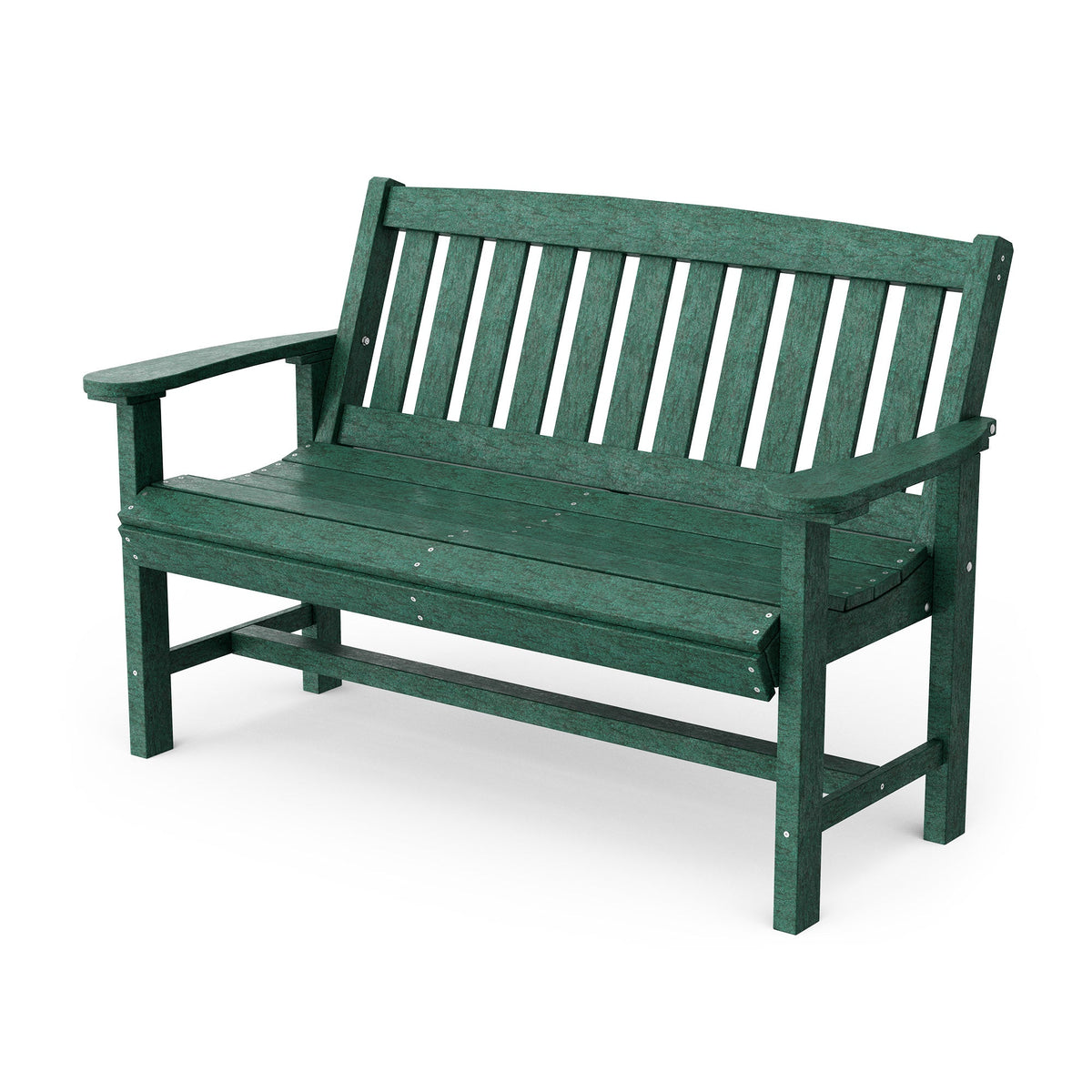 Classic Mission Bench Garden Bench Turf Green