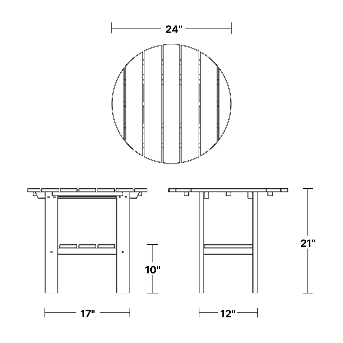 Classic Round Side Table Side Table